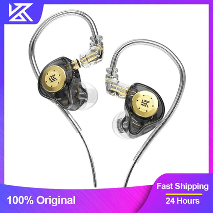 KZ EDX Pro Earphones Dynamic In Ear Monitor HiFi Wired Headphones