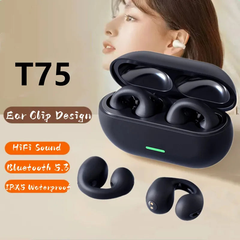 NEW Bluetooth 5.3 Wireless Bone Conduction Headphones