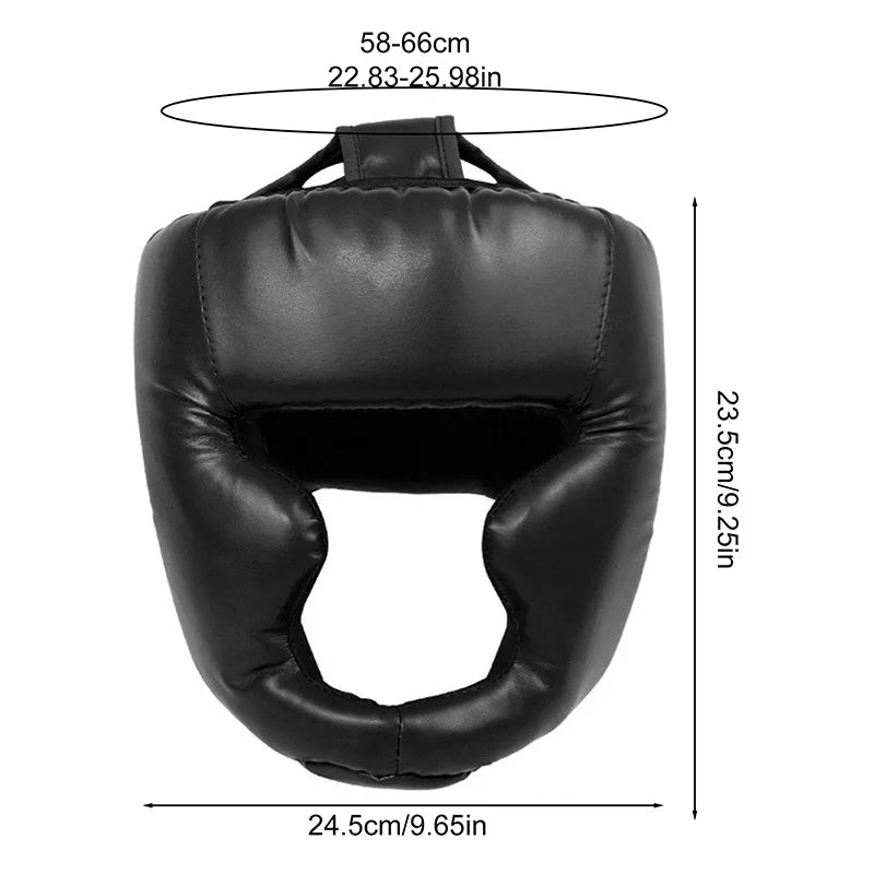 Full-Covered Thickened Boxing Helmet Men Women Adult Karate