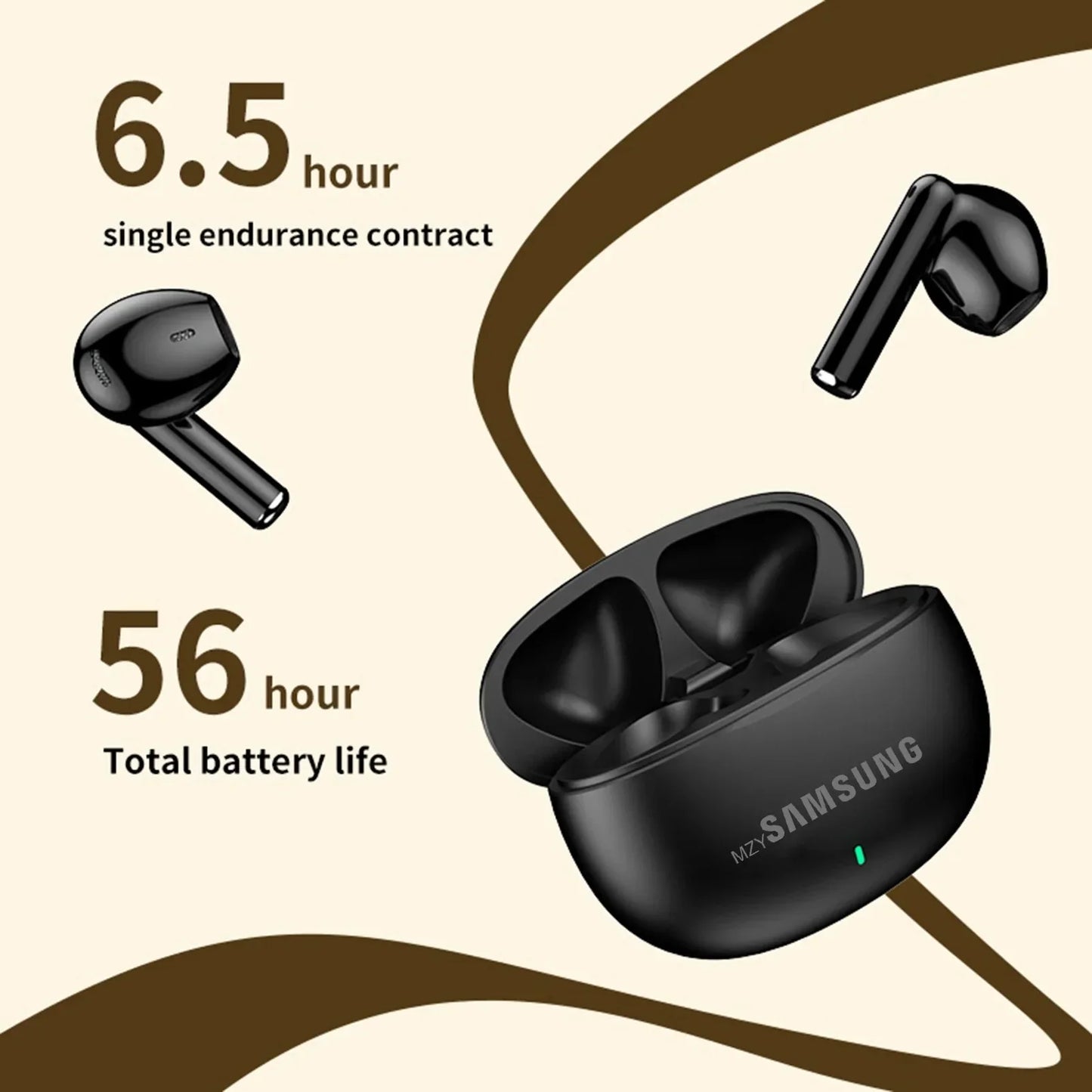 Bluetooth 5.3 Earbuds AP09 In Ear Headphones With Mini Charging Case