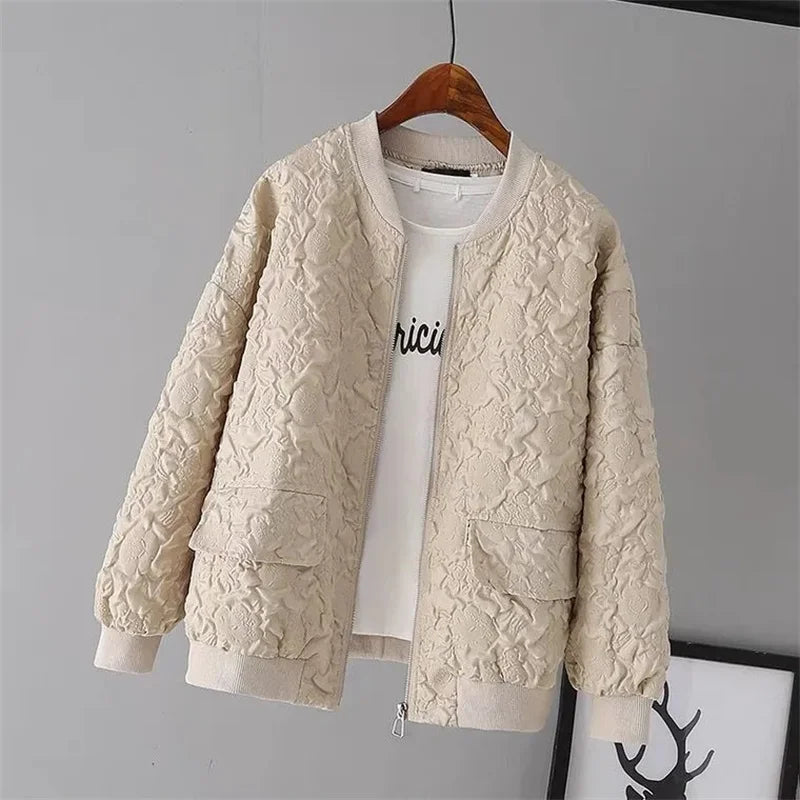 Short Baseball Jacket Ladies 2024 New Fashion Korean Spring