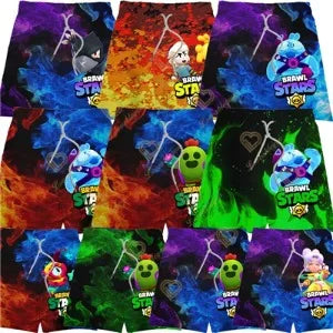 Children's Sportswear Fun Draco Shorts for Kids 3D Cartoon Print Pants