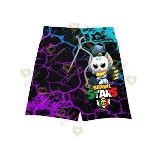 Children's Sportswear Fun Draco Shorts for Kids 3D Cartoon Print Pants