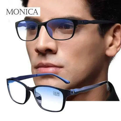 Reading Glasses Men Anti Blue Rays Presbyopia Eyeglasses Antifatigue