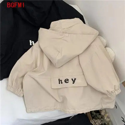 Japanese and Korean High-quality Children's Letter Hooded