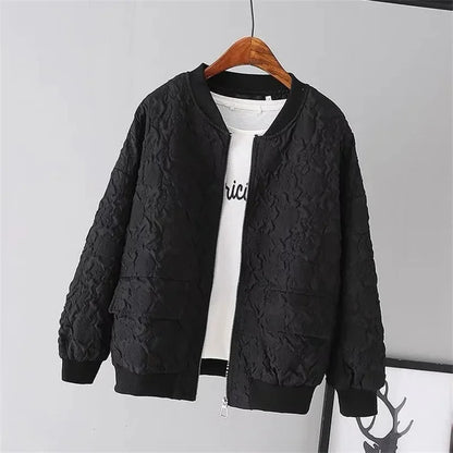 Short Baseball Jacket Ladies 2024 New Fashion Korean Spring