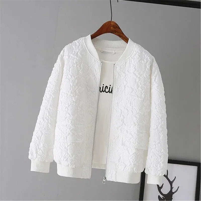 Short Baseball Jacket Ladies 2024 New Fashion Korean Spring