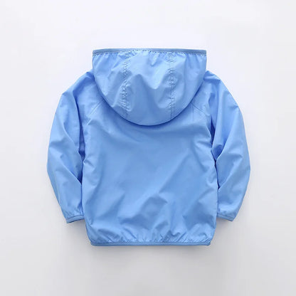 Spring Summer Boys Girl Jacket Solid Color