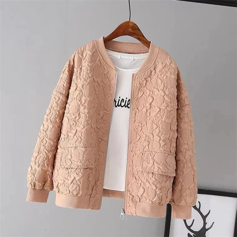 Short Baseball Jacket Ladies 2024 New Fashion Korean Spring