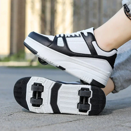 Fashion Roller Skate Shoes Kids Children Sports Sneakers