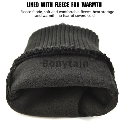 Winter Outdoor Windproof Warm Gloves with  Full Fingers