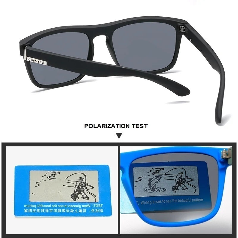 Fashion Square Vintage Polarized Sunglasses