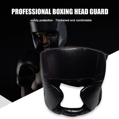 Full-Covered Thickened Boxing Helmet Men Women Adult Karate